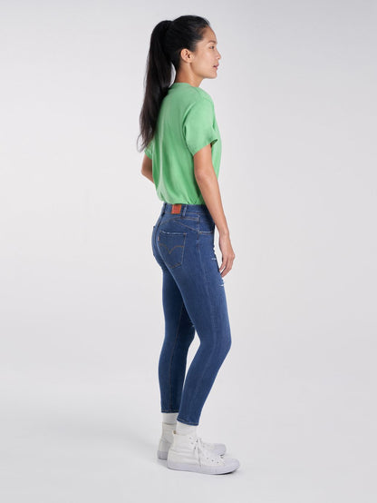 Levi's® 女款 Revel 塑形高腰緊身九分牛仔褲