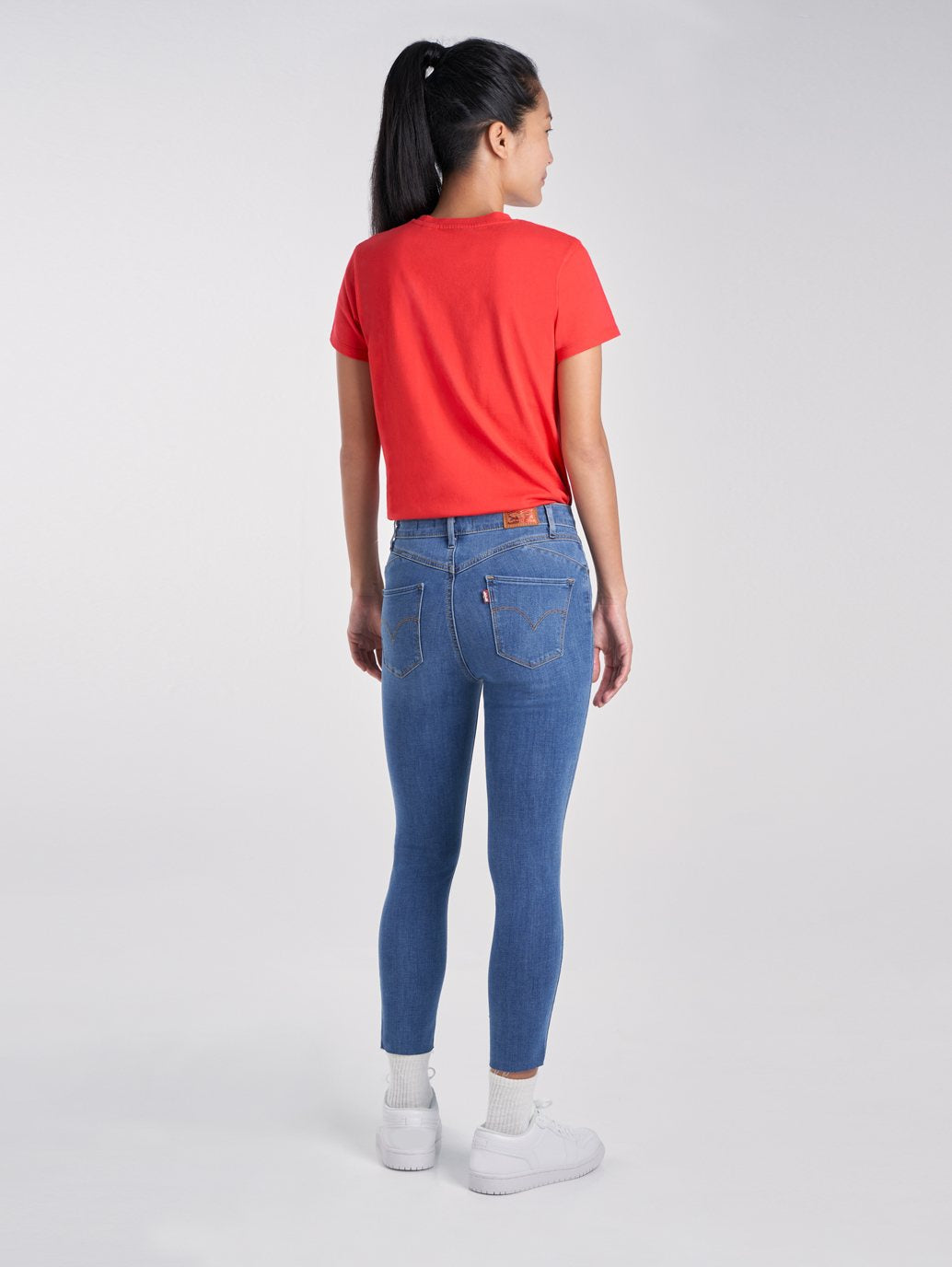 Levi's® 女款 Revel 塑形高腰緊身九分牛仔褲