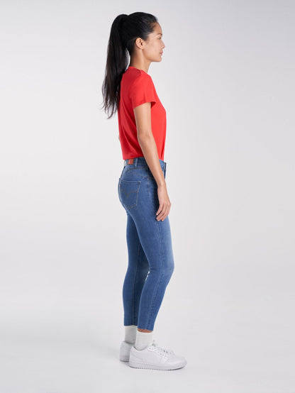 Levi's® 女款 Revel 塑形高腰緊身九分牛仔褲