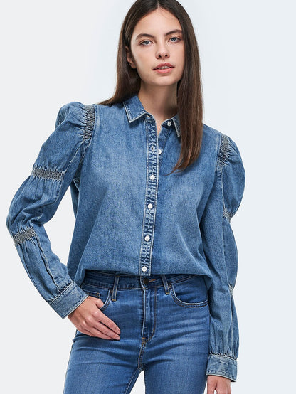 Levi's® Women's Zuma Cinched Sleeve Blouse