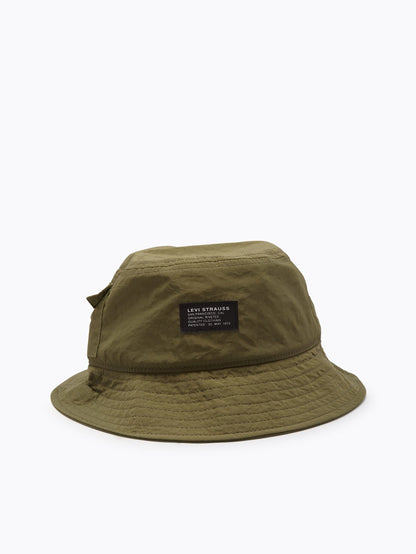 Levi's® Men's Pocketed Bucket Hat - No Horse Pull Logo Patch
