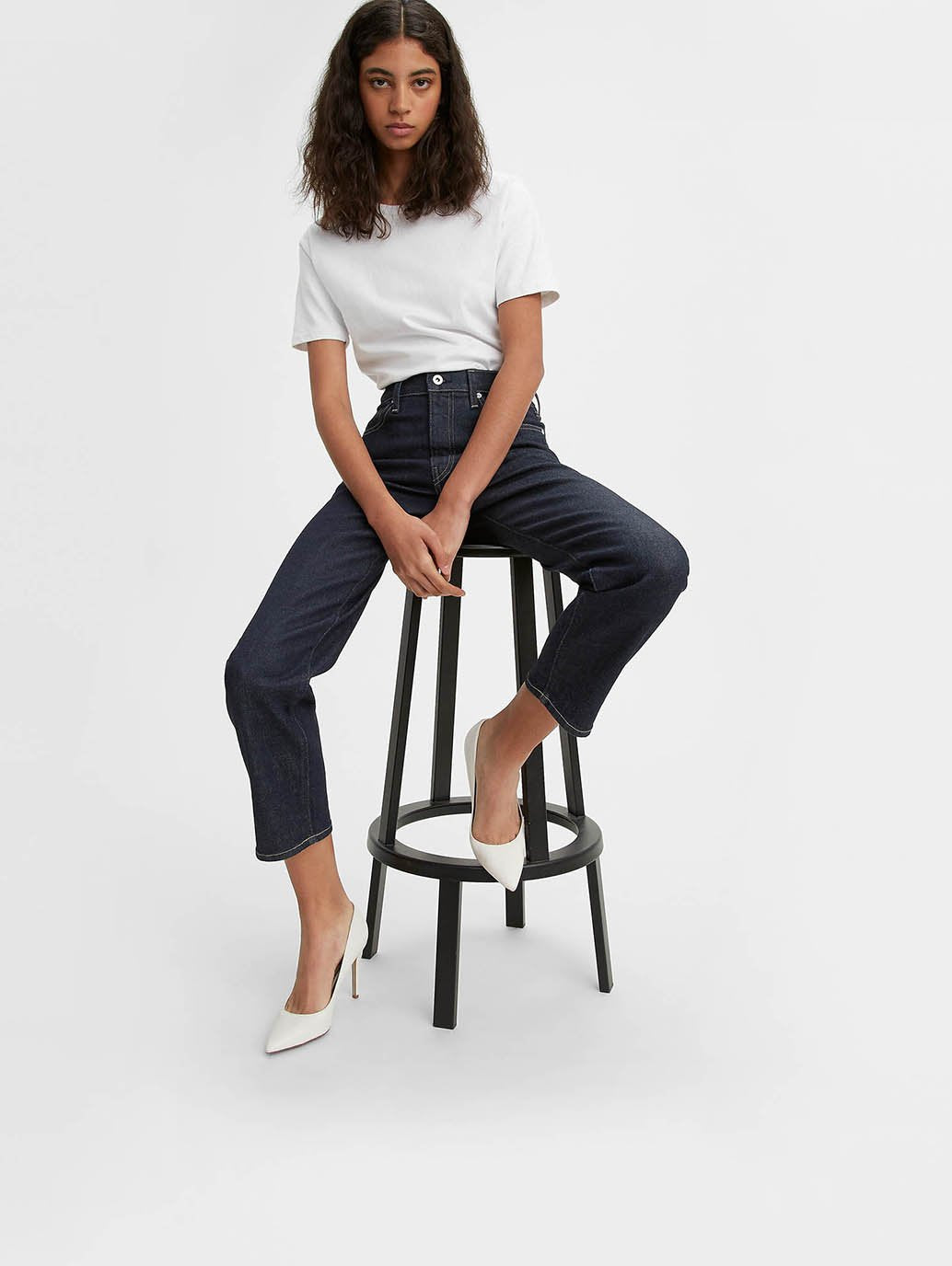 Levi's® 女款直筒牛仔褲
