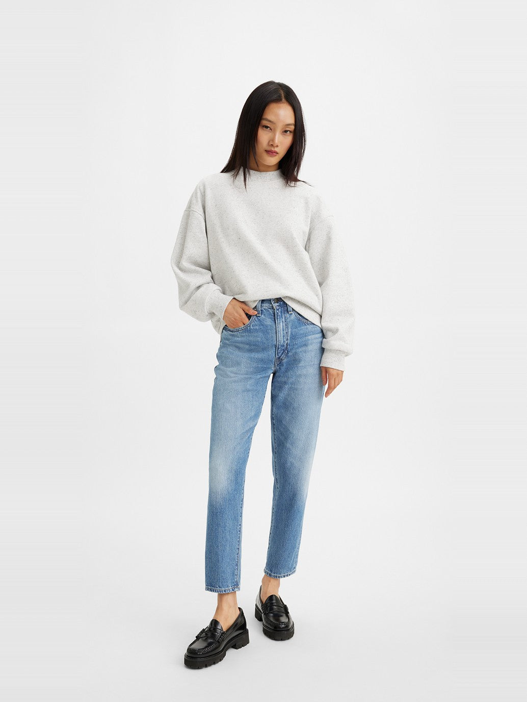Levi's® Made &amp; Crafted® 女款高腰男友風牛仔褲