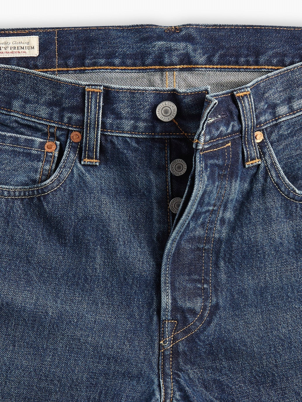 Levi's® 男款 501® 修身錐形牛仔褲