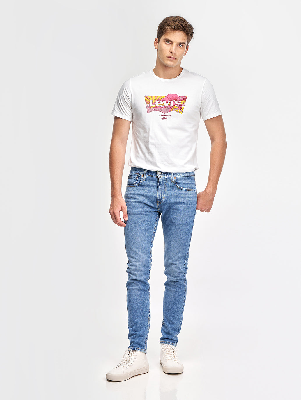Levi's® 男款 512™ 修身錐形牛仔褲