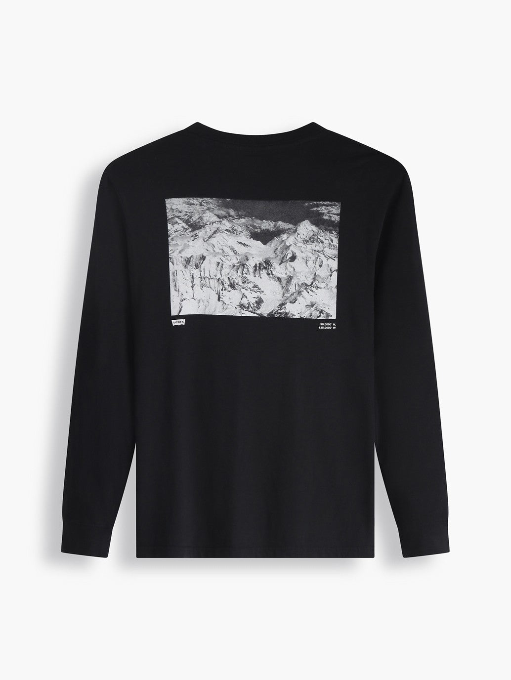 Levi's® 男士休閒長袖圖案 T 卹