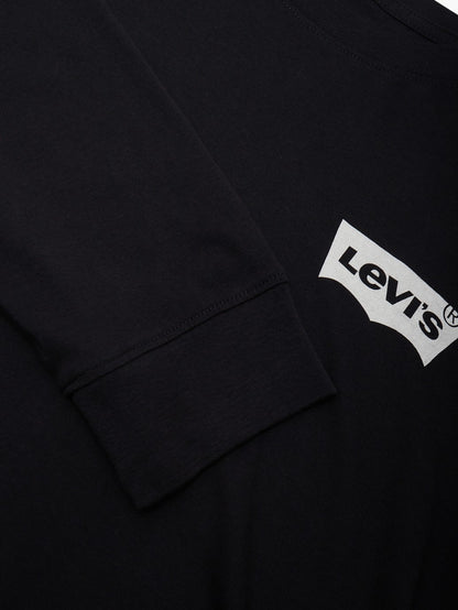 Levi's® 男士休閒長袖圖案 T 卹
