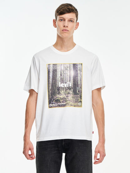 Levi's® 男士休閒短袖圖案 T 卹