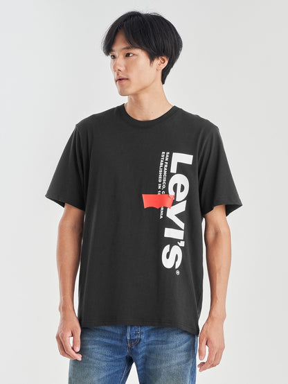 Levi's® 男士休閒短袖圖案 T 卹