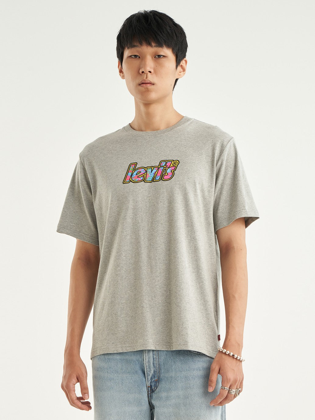Levi's® 男士寬鬆短袖圖案 T 卹