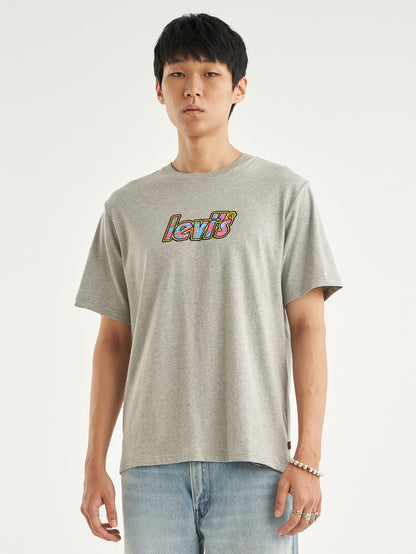 Levi's® 男士寬鬆短袖圖案 T 卹
