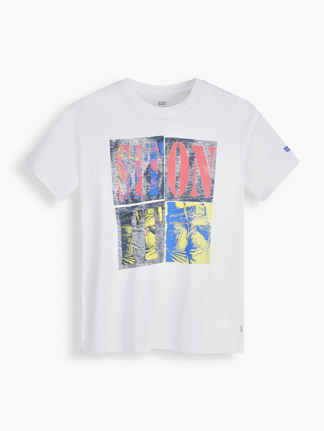 Levi's® 男士寬鬆短袖圖案 T 卹
