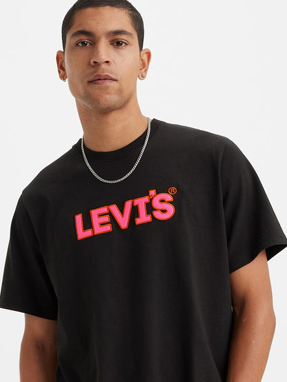 Levi's® 男士寬鬆短袖圖案 T 卹