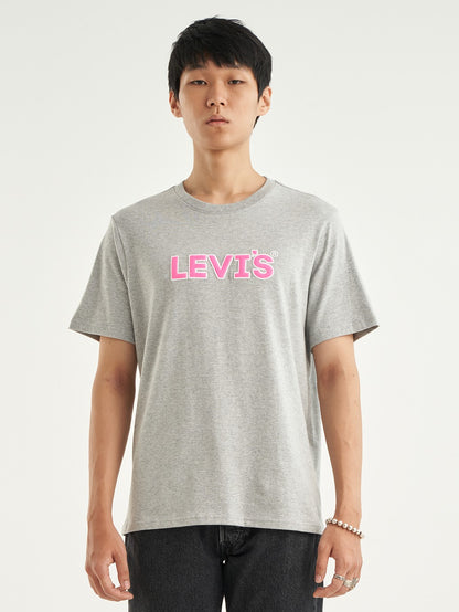 Levi's® 男士寬鬆短袖圖案 T 卹
