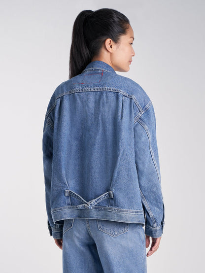 Levi's® 紅色女用卡車司機夾克