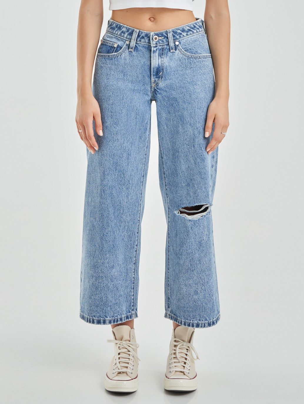 Levi's® SilverTab™ 女用低腰九分牛仔褲