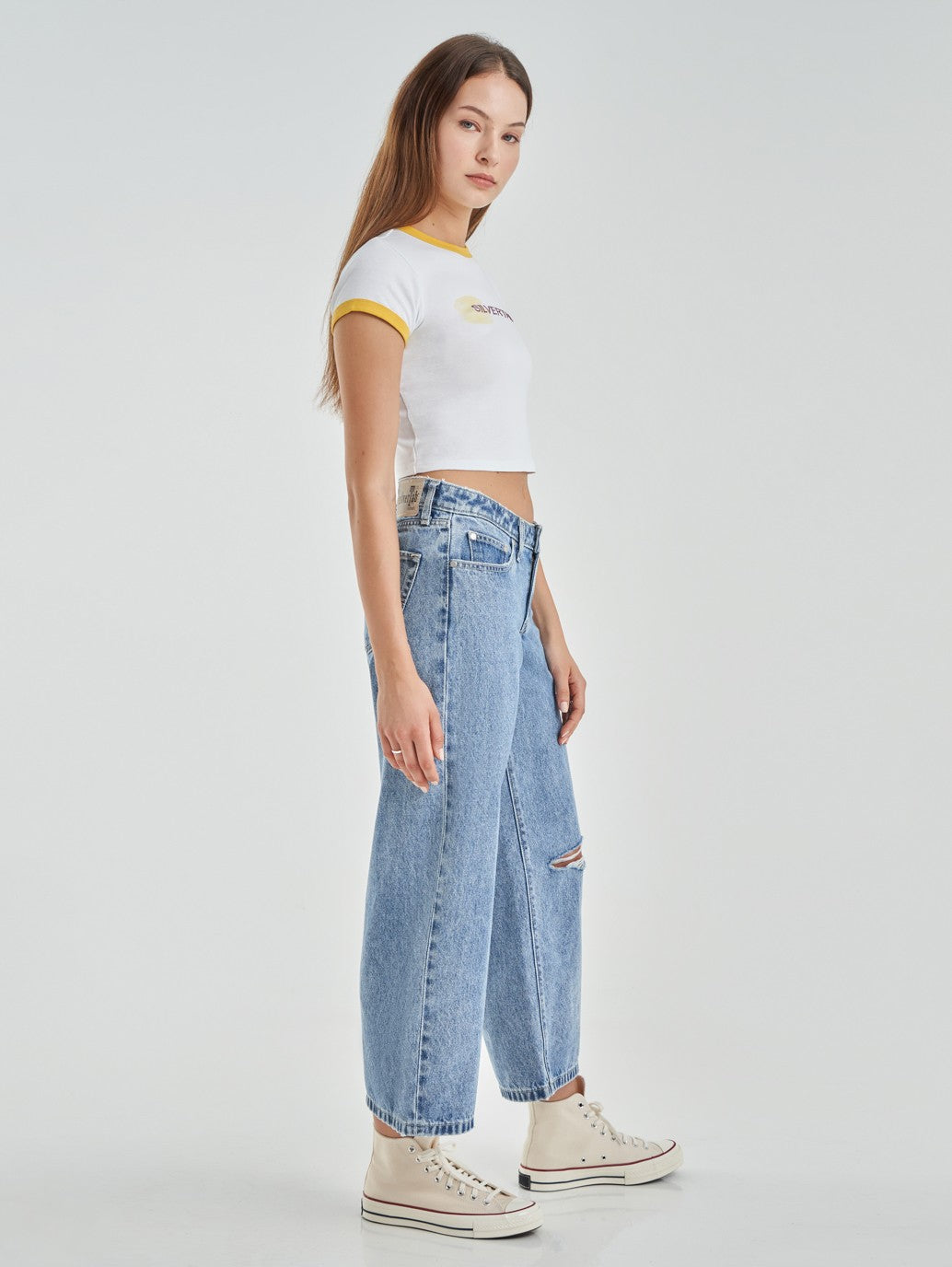 Levi's® SilverTab™ 女用低腰九分牛仔褲