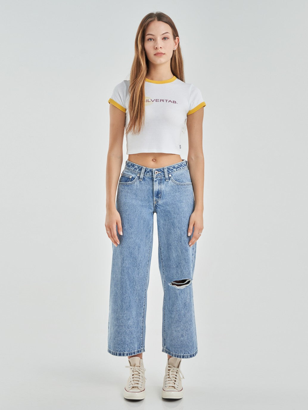 Levi's® SilverTab™ 女用低腰九分牛仔褲