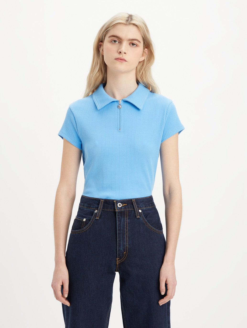 Levi's® SilverTab™ 女用右側羅紋 T 卹