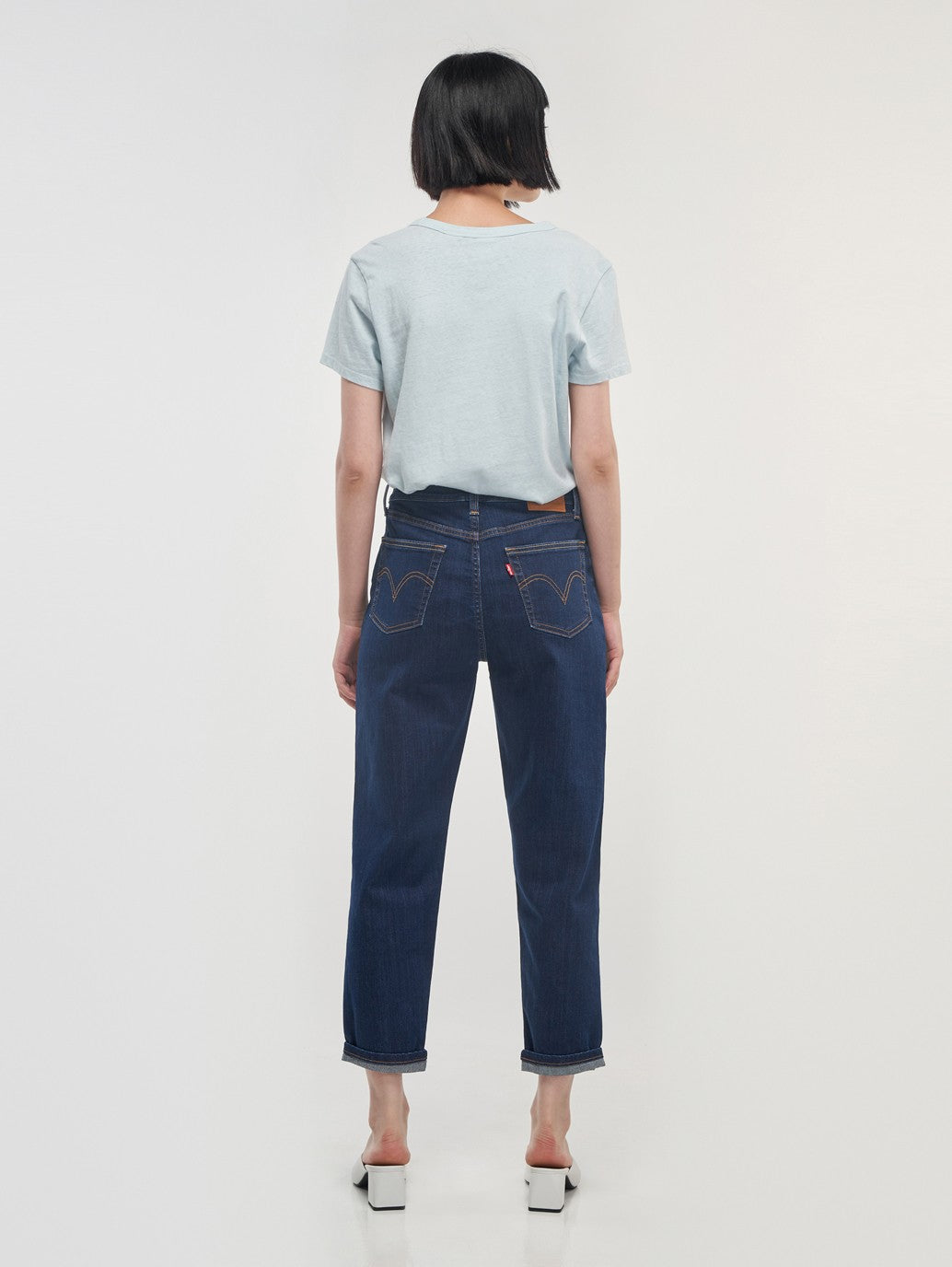 Levi's® 女款高腰男友風牛仔褲