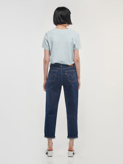Levi's® 女款高腰男友風牛仔褲
