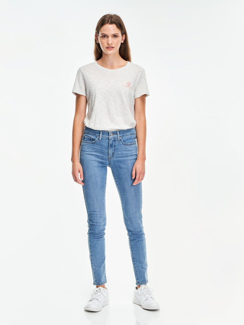 Levi's® 女士 311 塑形緊身牛仔褲