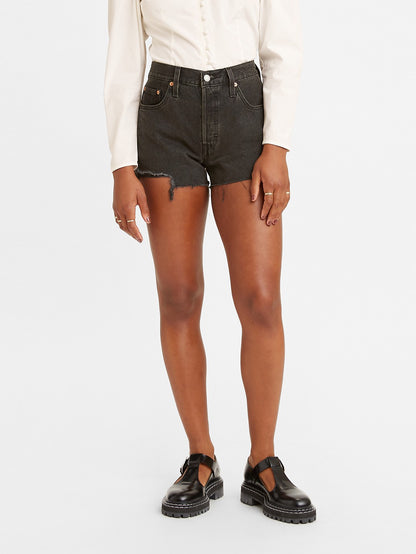 Levi's® 女士 501® 原創高腰牛仔短褲