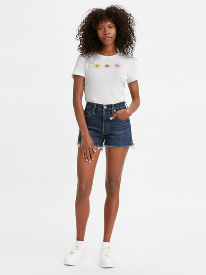 Levi's® 女士 501® Original 高腰牛仔短褲