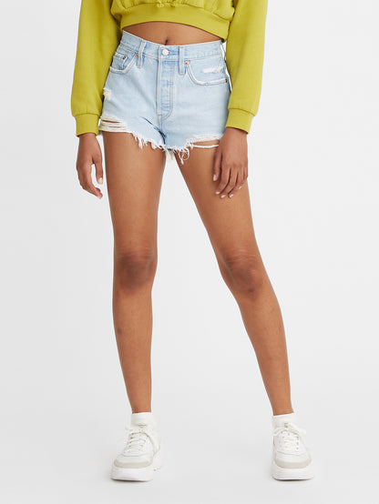 Levi's® 女士 501® Original 高腰牛仔短褲