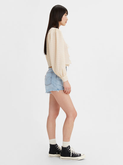 [NewJeans HANNI 所穿] Levi's® 女士 501® 原創高腰牛仔短褲