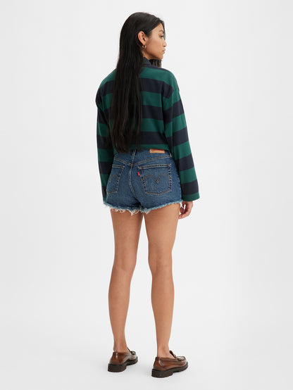 Levi's® 女士 501® 原創高腰牛仔短褲