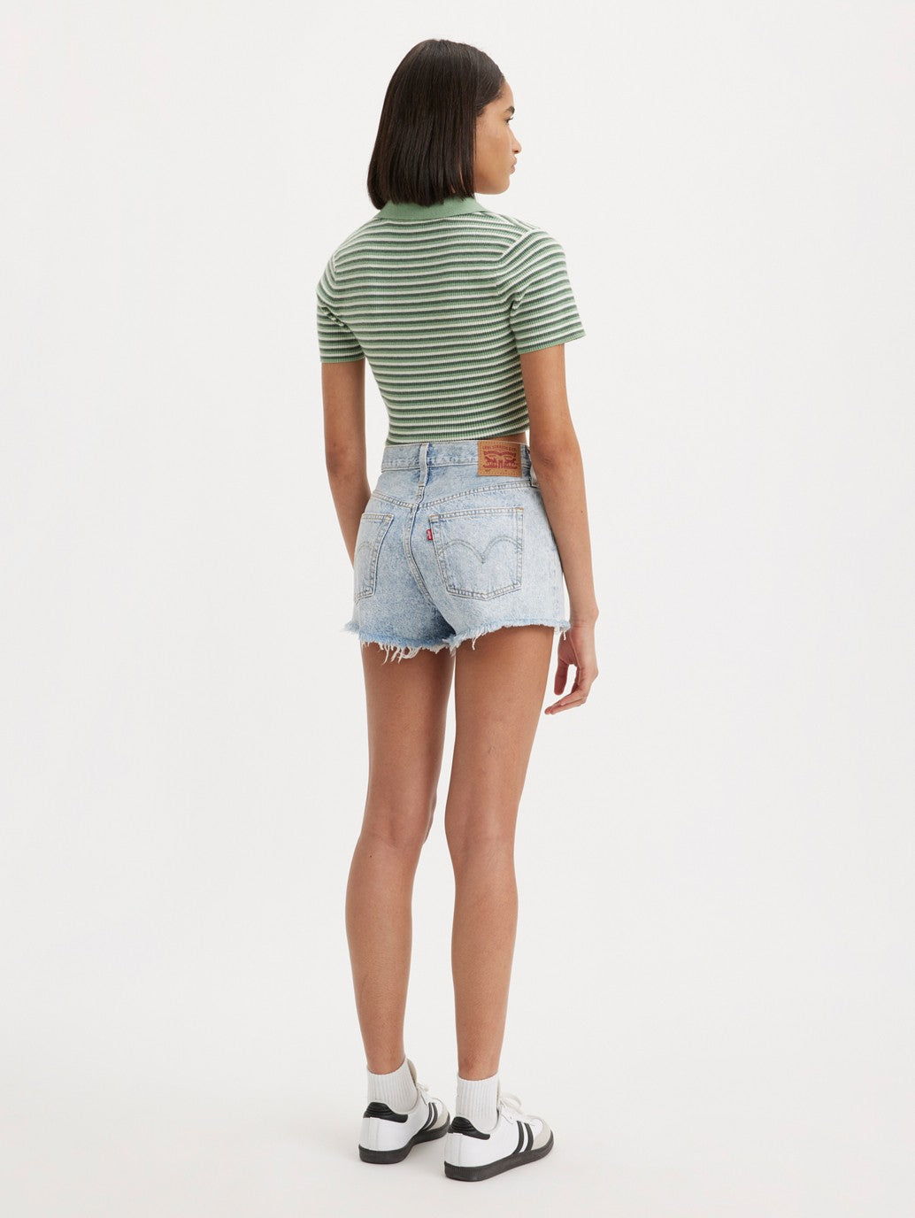 Levi's® 女士 501® Original 高腰牛仔短褲