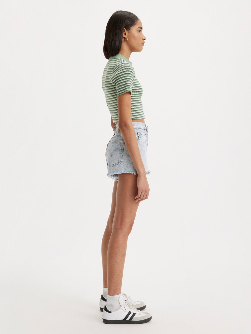 Levi's® 女士 501® Original 高腰牛仔短褲