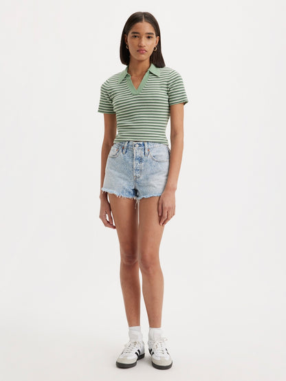 Levi's® 女士 501® Original 高腰牛仔短褲