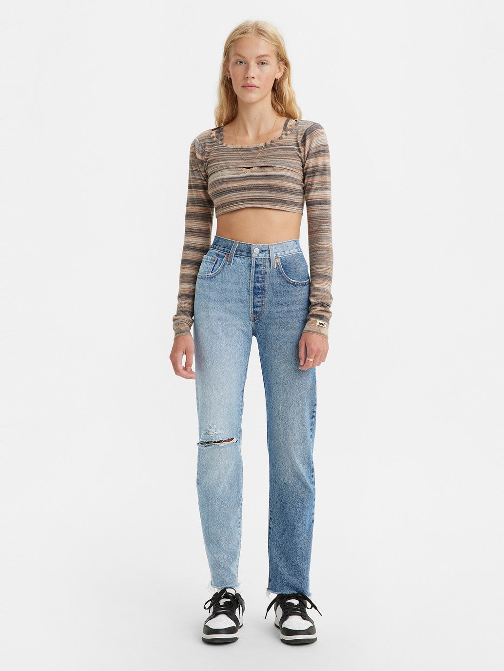 Levi's® 女式 501® Original 雙色牛仔褲