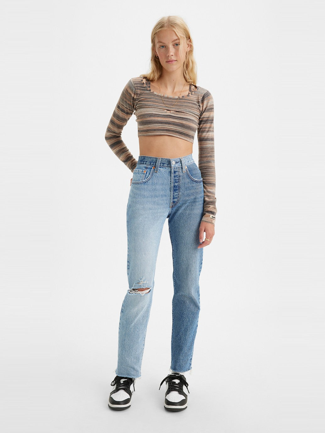 Levi's® 女式 501® Original 雙色牛仔褲