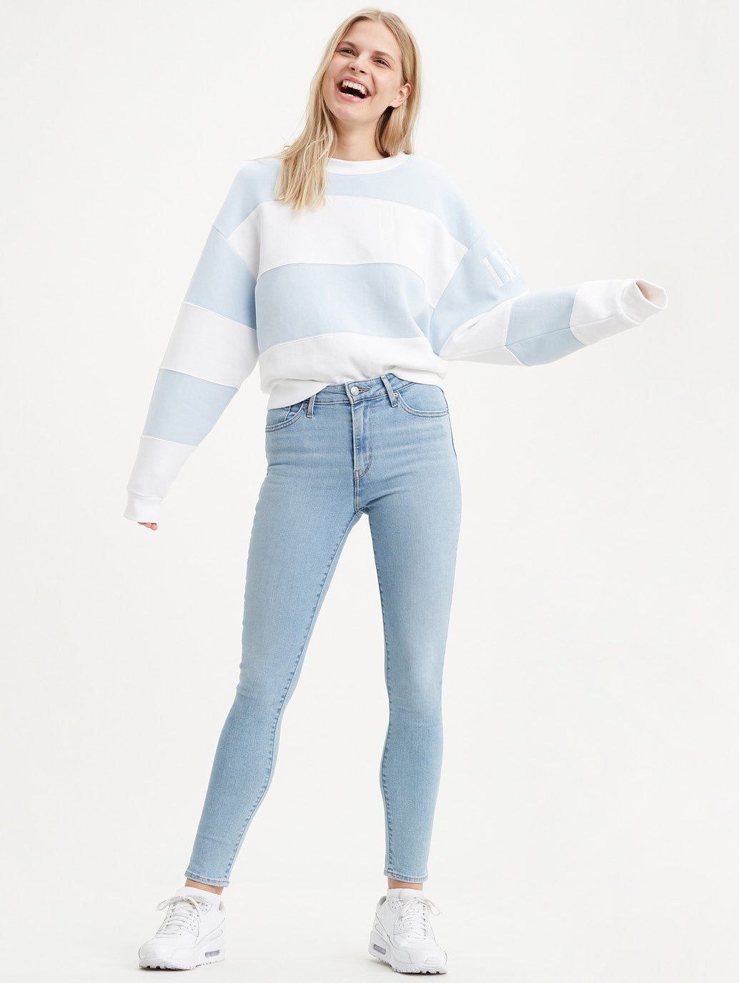 Levi's® 女款 721 高腰緊身牛仔褲