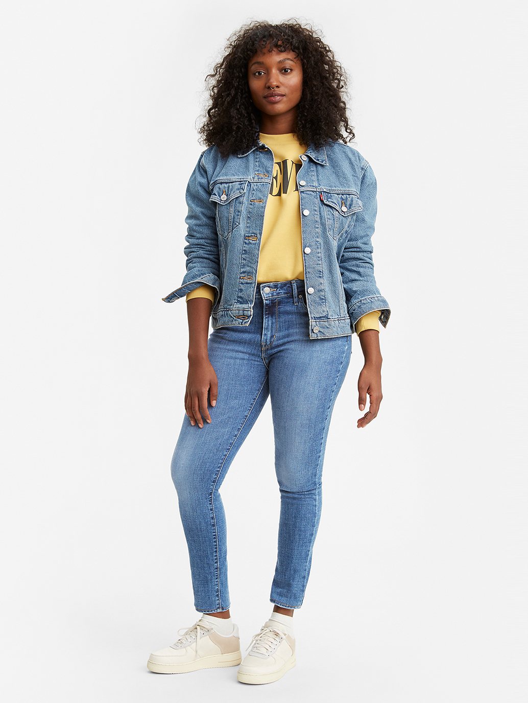 Levi's® 女款 721 高腰緊身牛仔褲