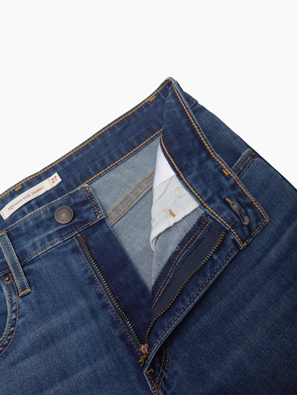 Levi's® 女款 721 高腰緊身牛仔褲
