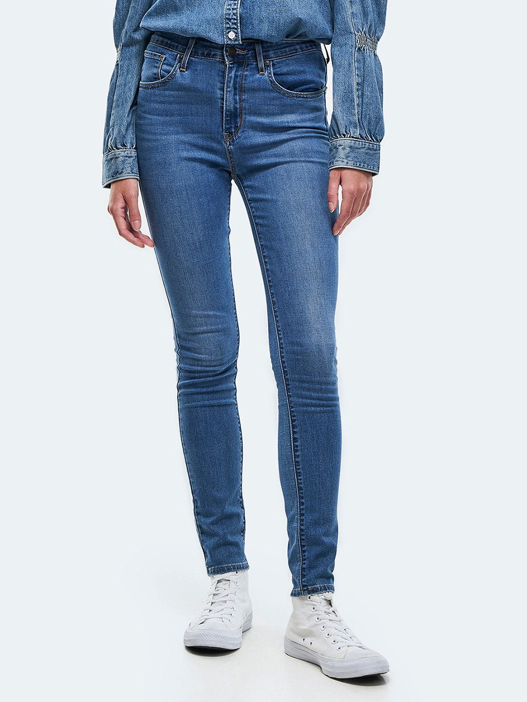 Levi's® 女款 721 高腰緊身牛仔褲