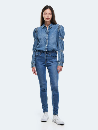 Levi's® 女款 721 高腰緊身牛仔褲