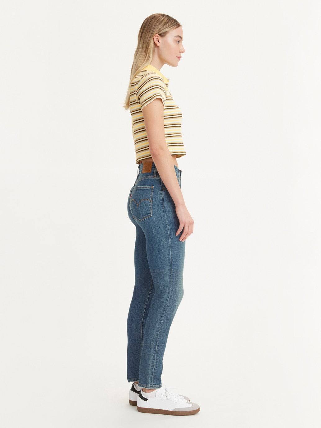 Levi's® 女款 721 高腰緊身牛仔褲