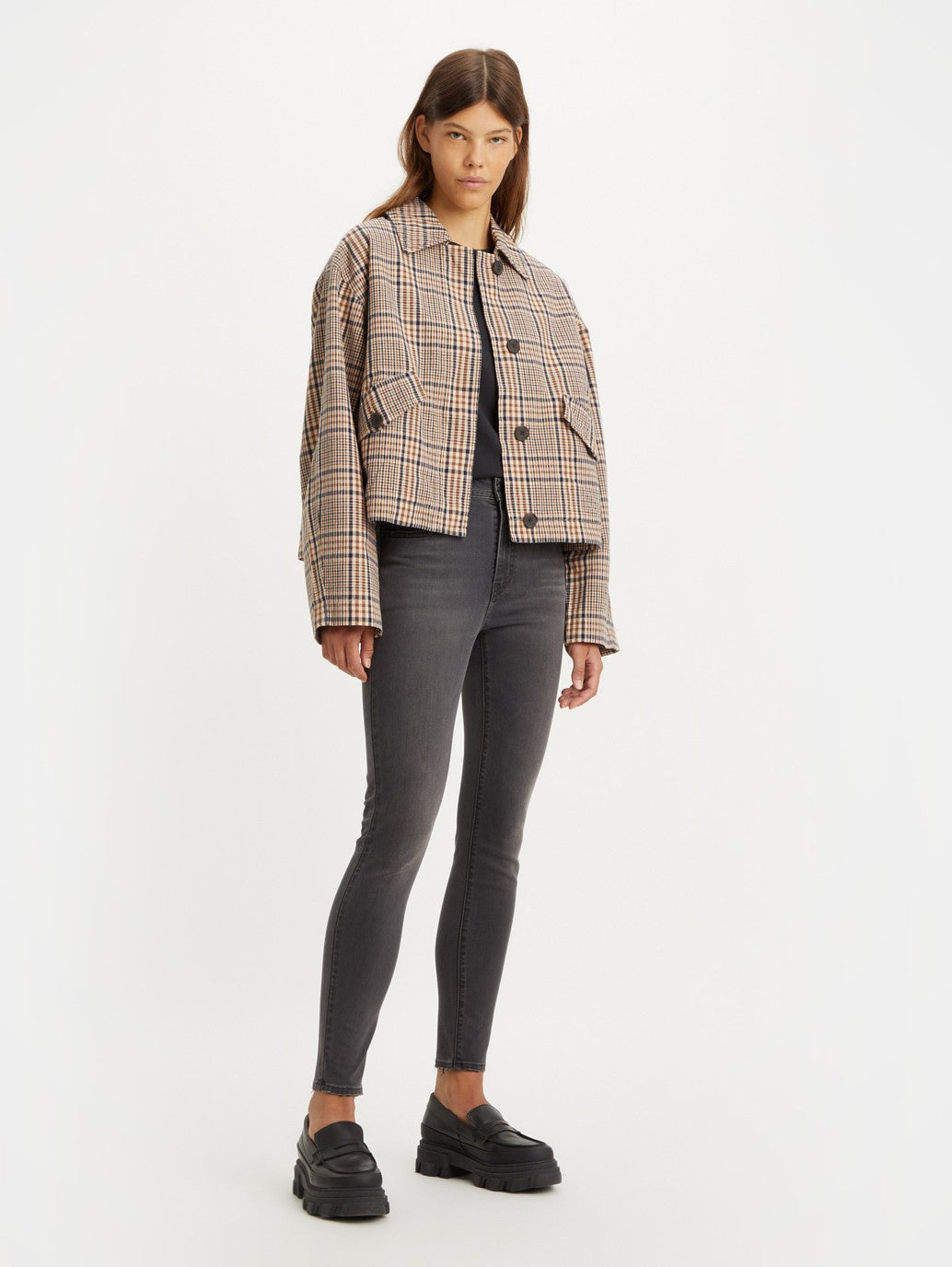 Levi's® 女款 721 高腰緊身牛仔褲