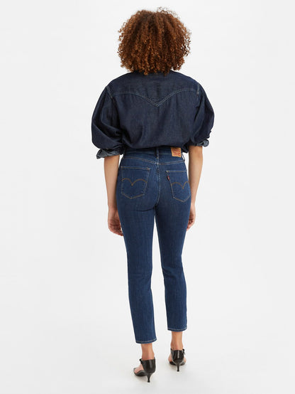 Levi's® 女式 724 高腰直筒九分牛仔褲