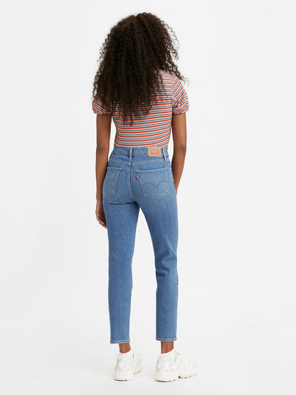 Levi's® 女式 724 高腰直筒九分牛仔褲