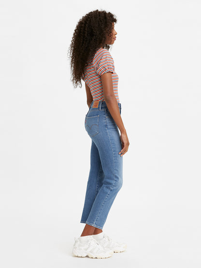 Levi's® 女式 724 高腰直筒九分牛仔褲