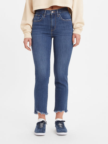 Levi's® 女式 724 高腰直筒九分牛仔褲