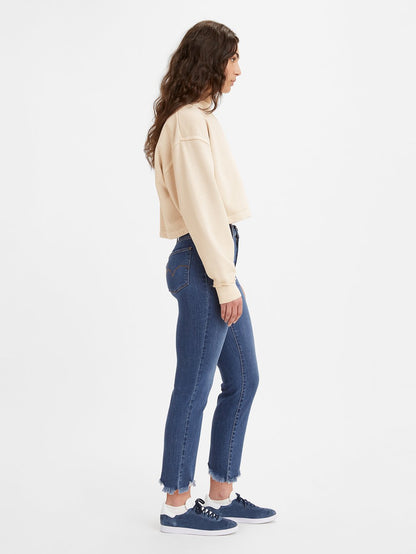 Levi's® 女式 724 高腰直筒九分牛仔褲