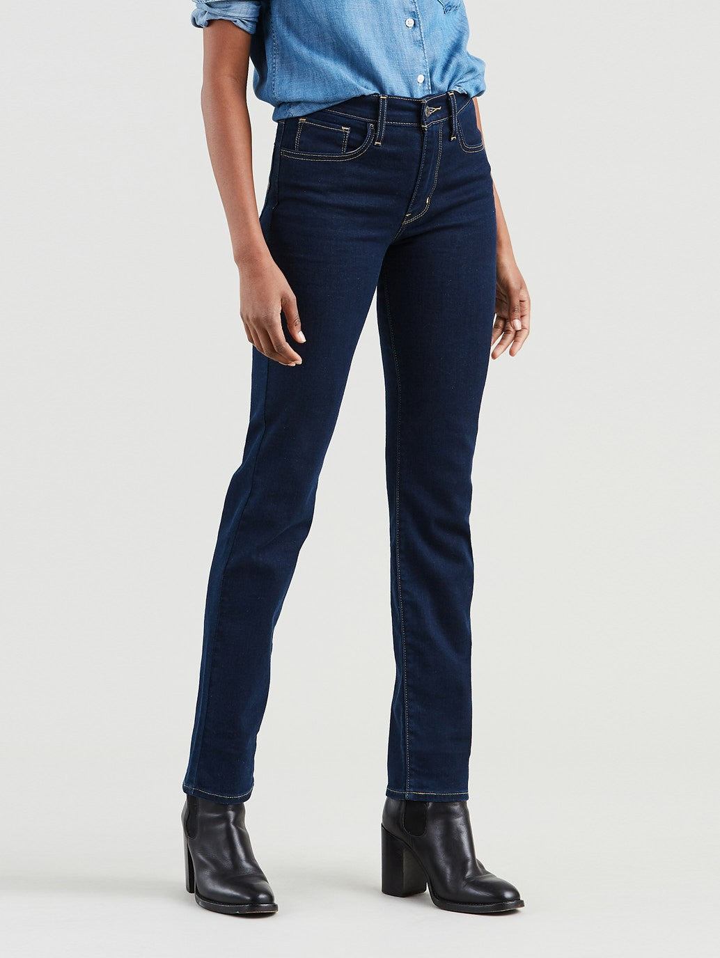 Levi's® 女式 724 高腰直筒牛仔褲