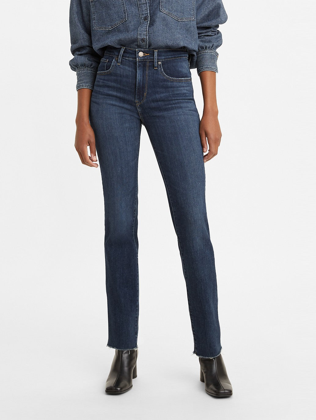 Levi's® 女式 724 高腰直筒牛仔褲